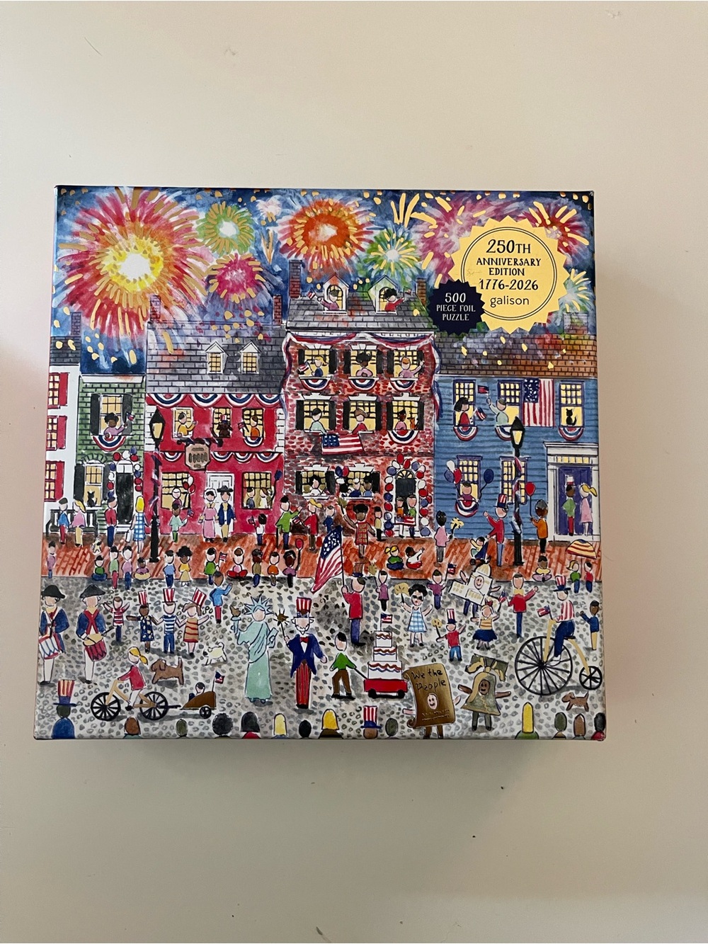 GALISON Micheal Storrings 250th Anniversary Celebrate The USA 500pc Puzzle